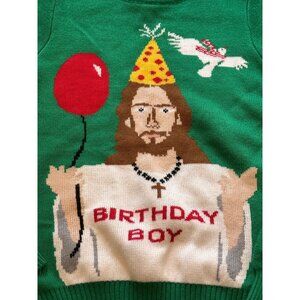 Tipsy Elves XS Sweater BIRTHDAY BOY Jesus